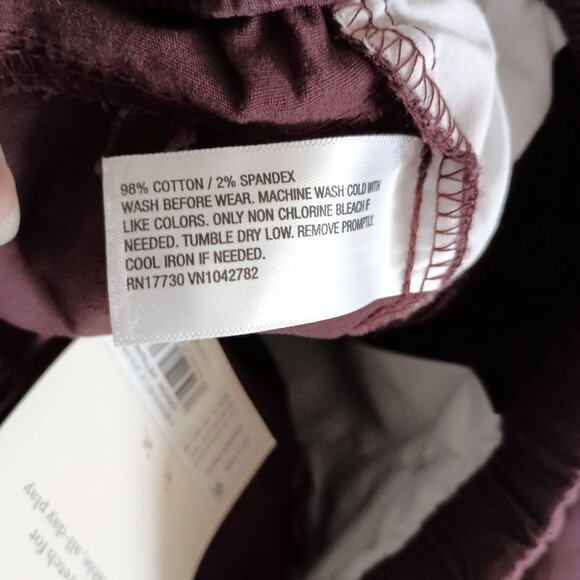 Cat & Jack Joggers Kids 5T Brown Drawstring Waist Tapered Leg NWT Stretch Pants - Picture 2 of 8